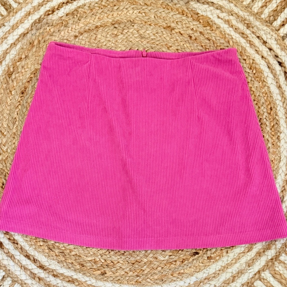 🌾 HALARA Pink Corduroy‎ Mini Skort